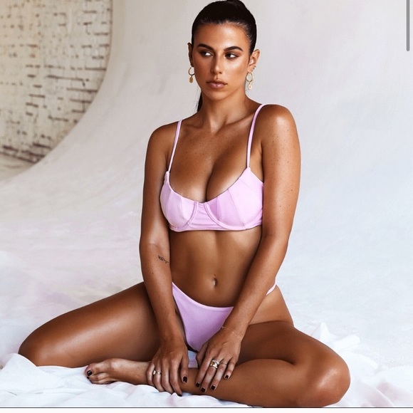 Lahana Swim Helena Paneled Bra High Leg Bottom - Picture 4 of 7